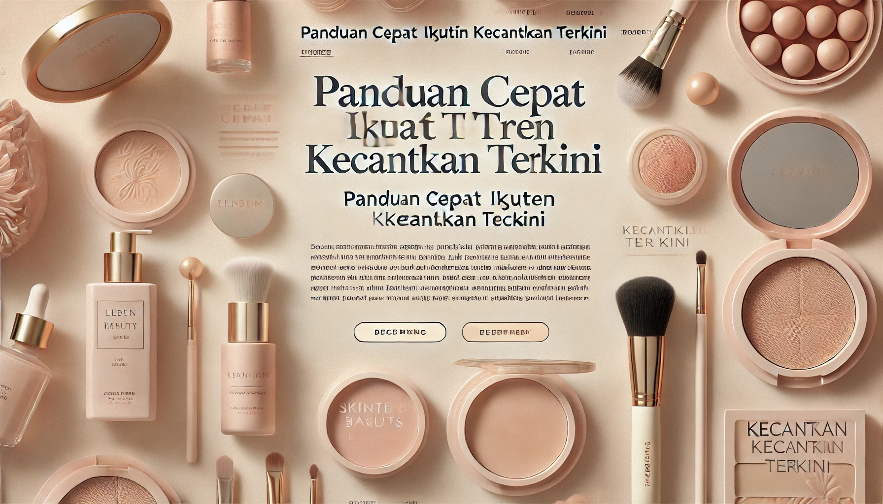 Panduan Cepat Ikuti Tren Kecantikan Terkini