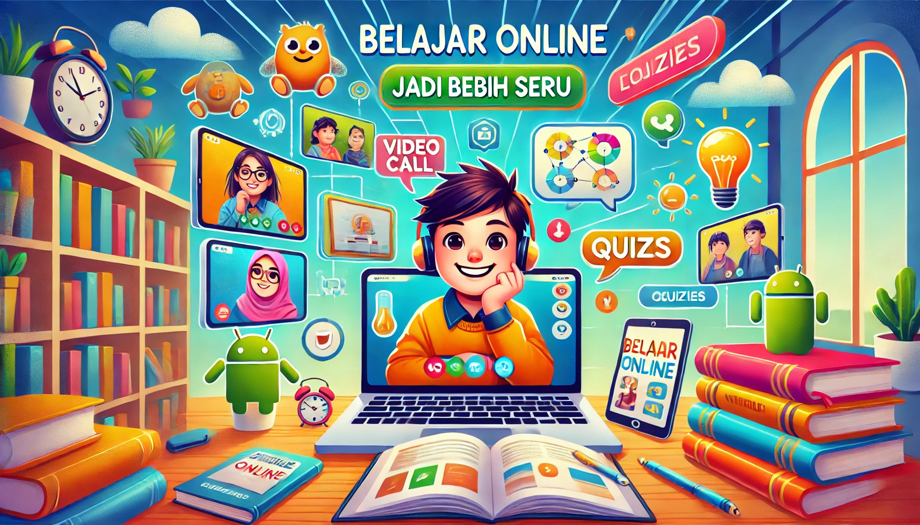 Belajar Online Jadi Lebih Seru