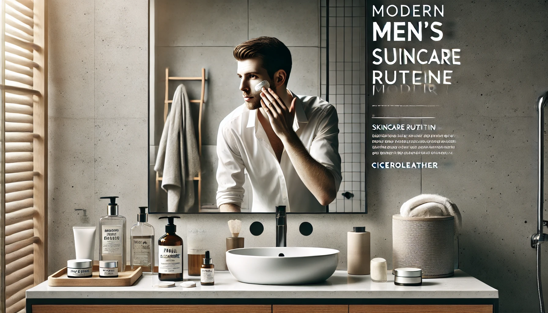 Skincare Rutin Pria Modern