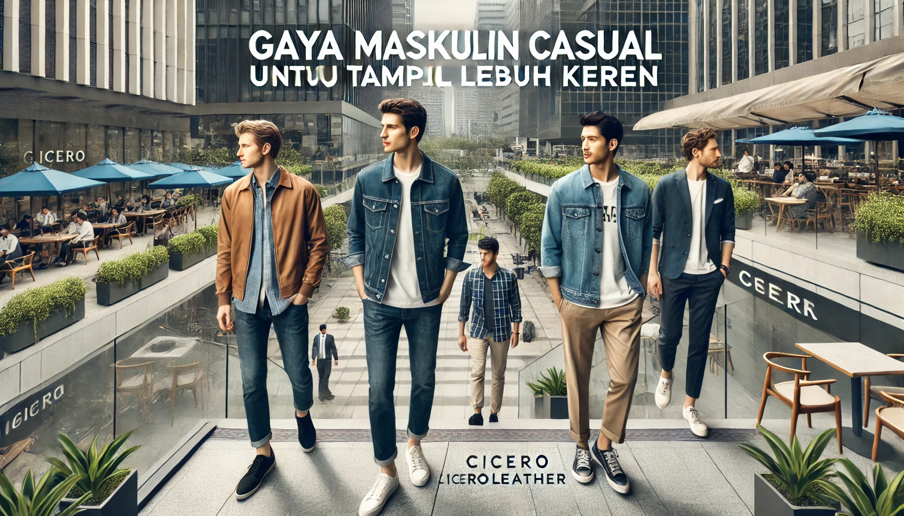 Gaya Maskulin Casual Untuk Tampil Lebih Keren