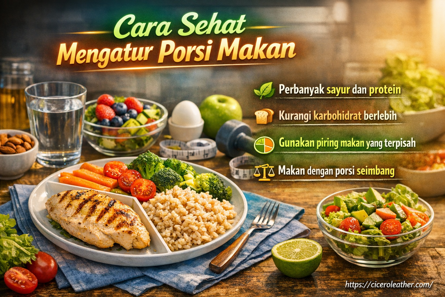 Cara Sehat Mengatur Porsi Makan