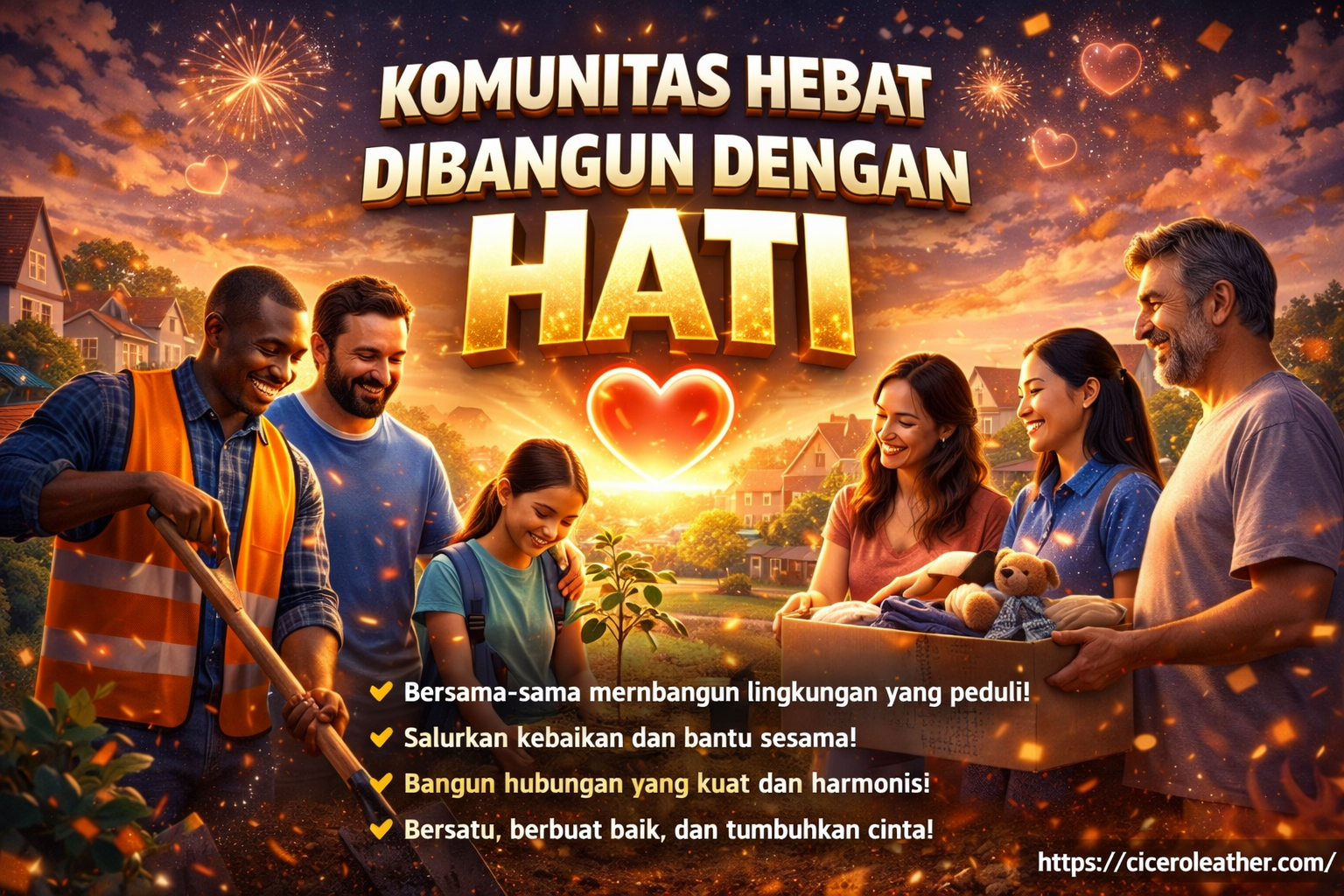 Komunitas Hebat Dibangun dengan Hati