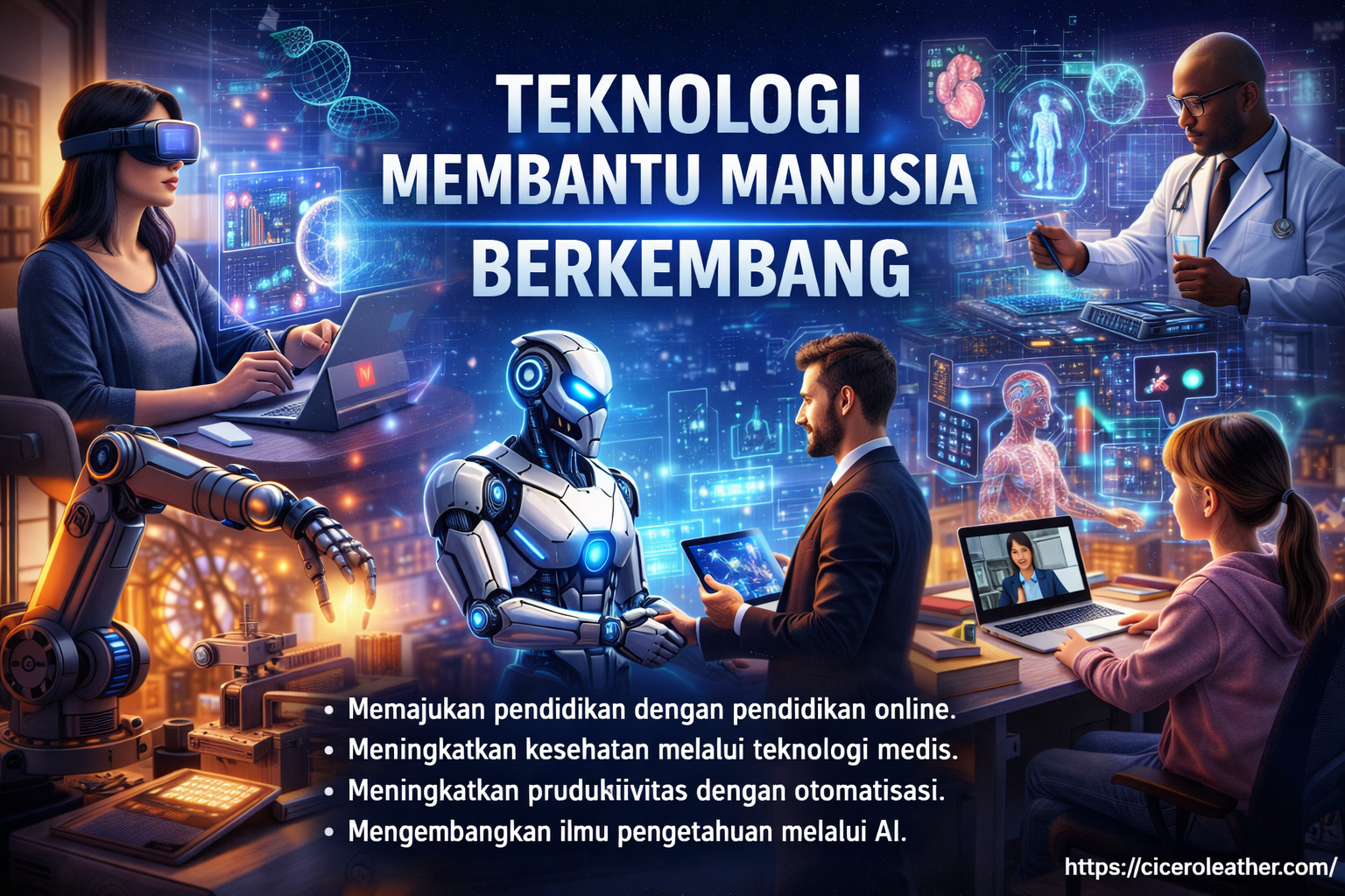 Teknologi Membantu Manusia Berkembang