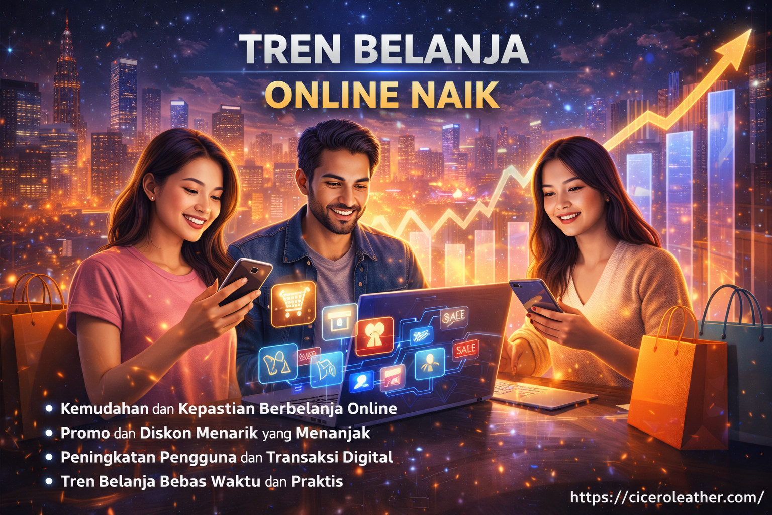Tren Belanja Online Naik