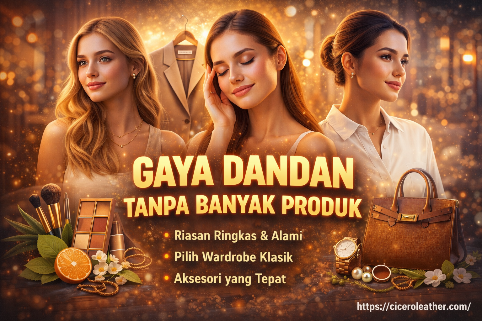 Gaya Dandan Tanpa Banyak Produk
