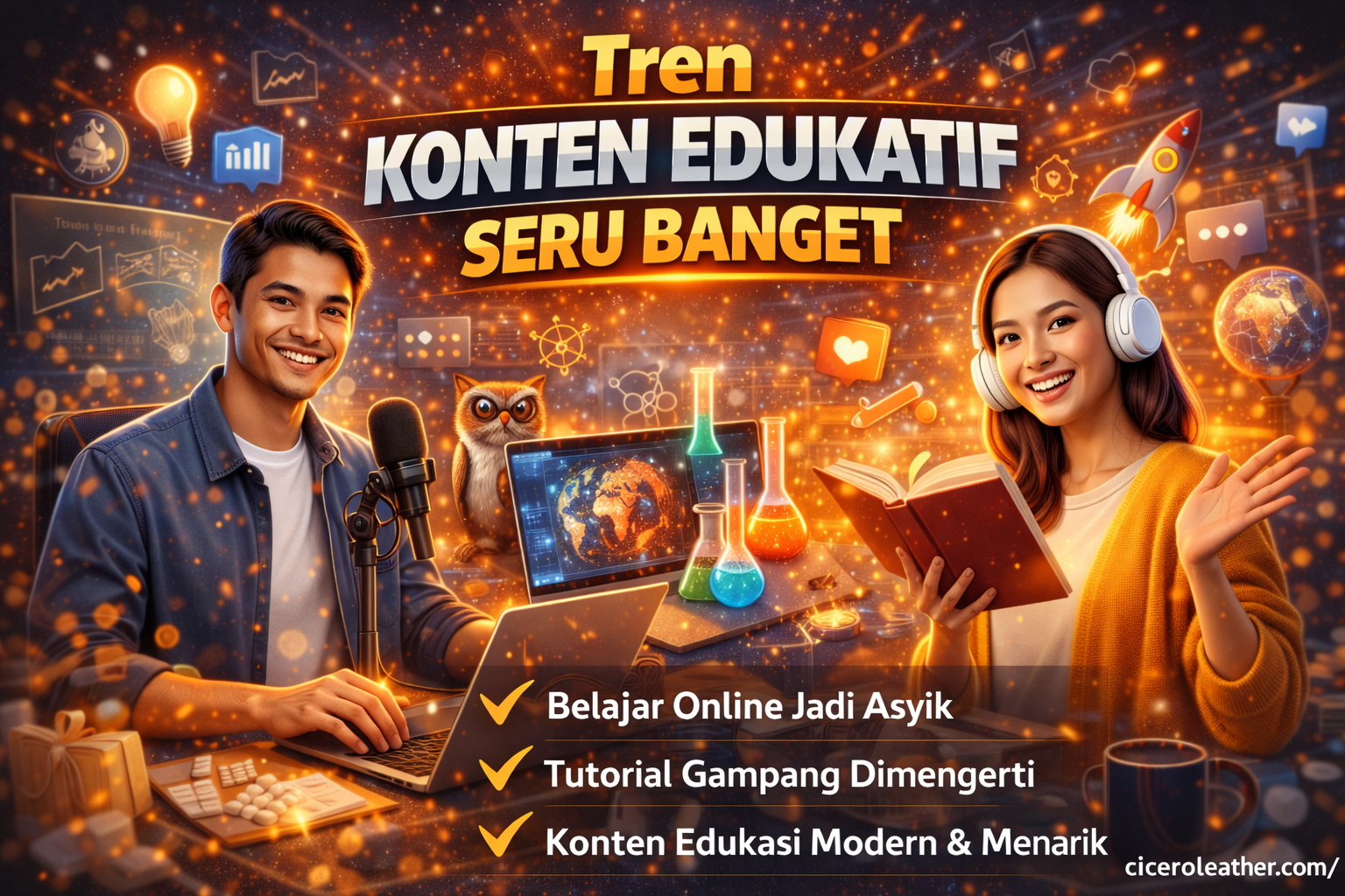 Tren Konten Edukatif Seru Banget